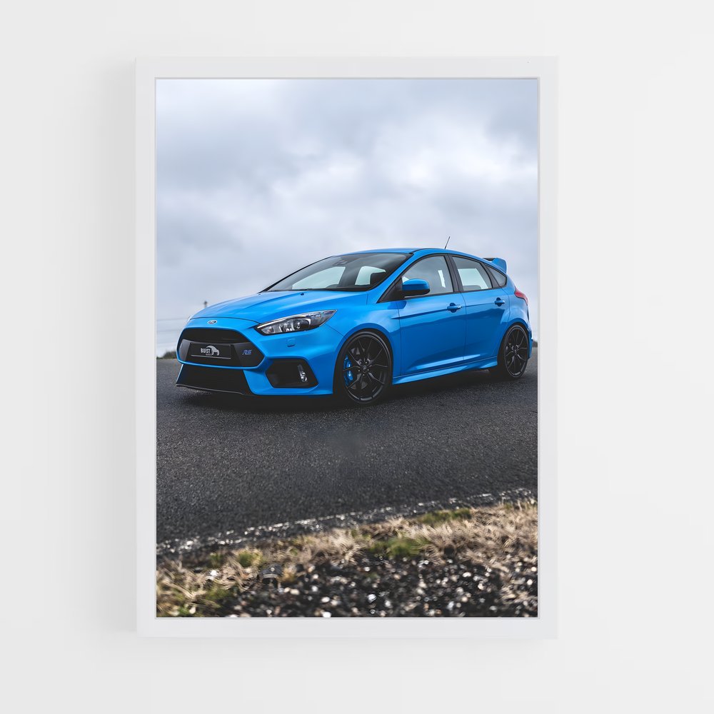 Poster Focus route – affiche Ford (vue 3)